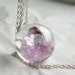 Resin Necklace with Rose Calcite
