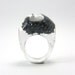 Clear resin ring with Carborundum