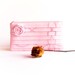Bridesmaid Gift Clutch Pleated Clutch Light Pink Flower Cosmetic clutch Bridal wedding clutch purse handbag by Lolos