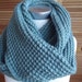 Sea Green Infinity Scarf/Cowl-Ready to Ship