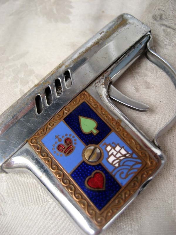 Bang Bang Fabulous Vintage Gun Lighter by CharlotteAndChloe