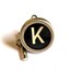Vintage Typewriter KEY TIE TACK letter K