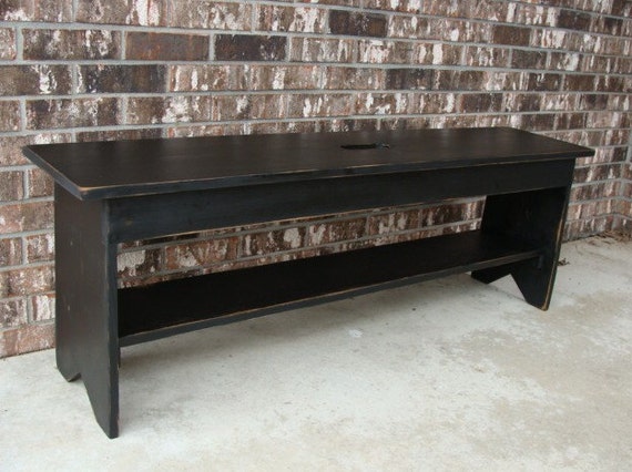 Storage Bench Coffee Table Entryway Bench by baconsquarefarm