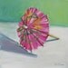 Pink Umbrella 2 original painting by Polly Jones