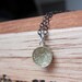 Tiny raw diamond necklace, rough diamonds in sterling silver, 17" blackened silver chain