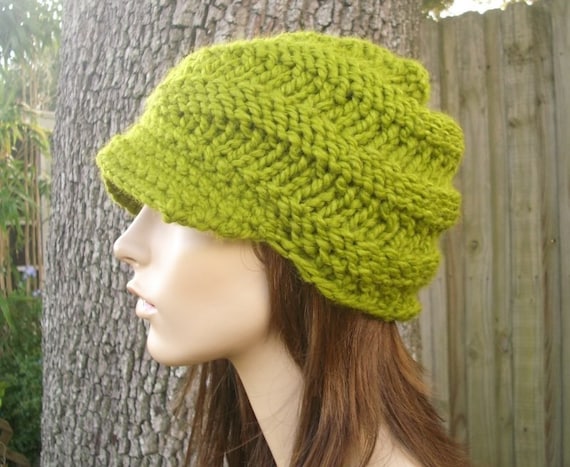 Instant Download Knitting Pattern - Knit Hat Pattern for Swirl Beanie Hat Wit...