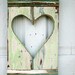 Mint Green Heart Shutter