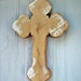 Large Wooden Serbian Wall Cross