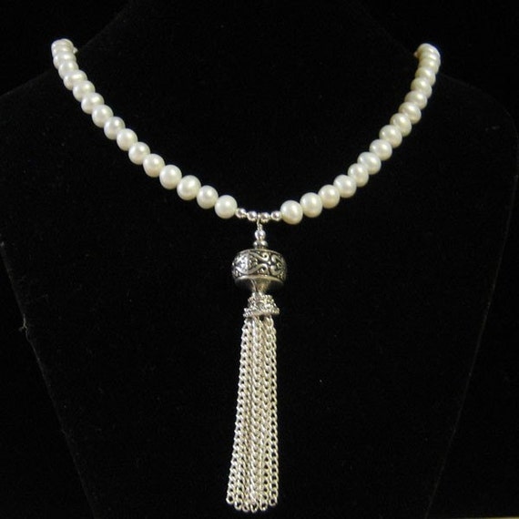 The Tudors Anne Boleyn tassel necklace by duchessa on Etsy