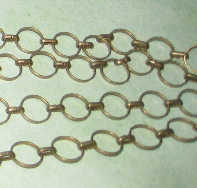 ANTIQUE BRASS JEWELRY CHAINContemporary by rosalyndesigns