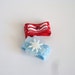 Set of 2 Winter Baby Snap Hair Clips / CLEARANCE