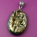 Raku Butterfly Flower Pendant