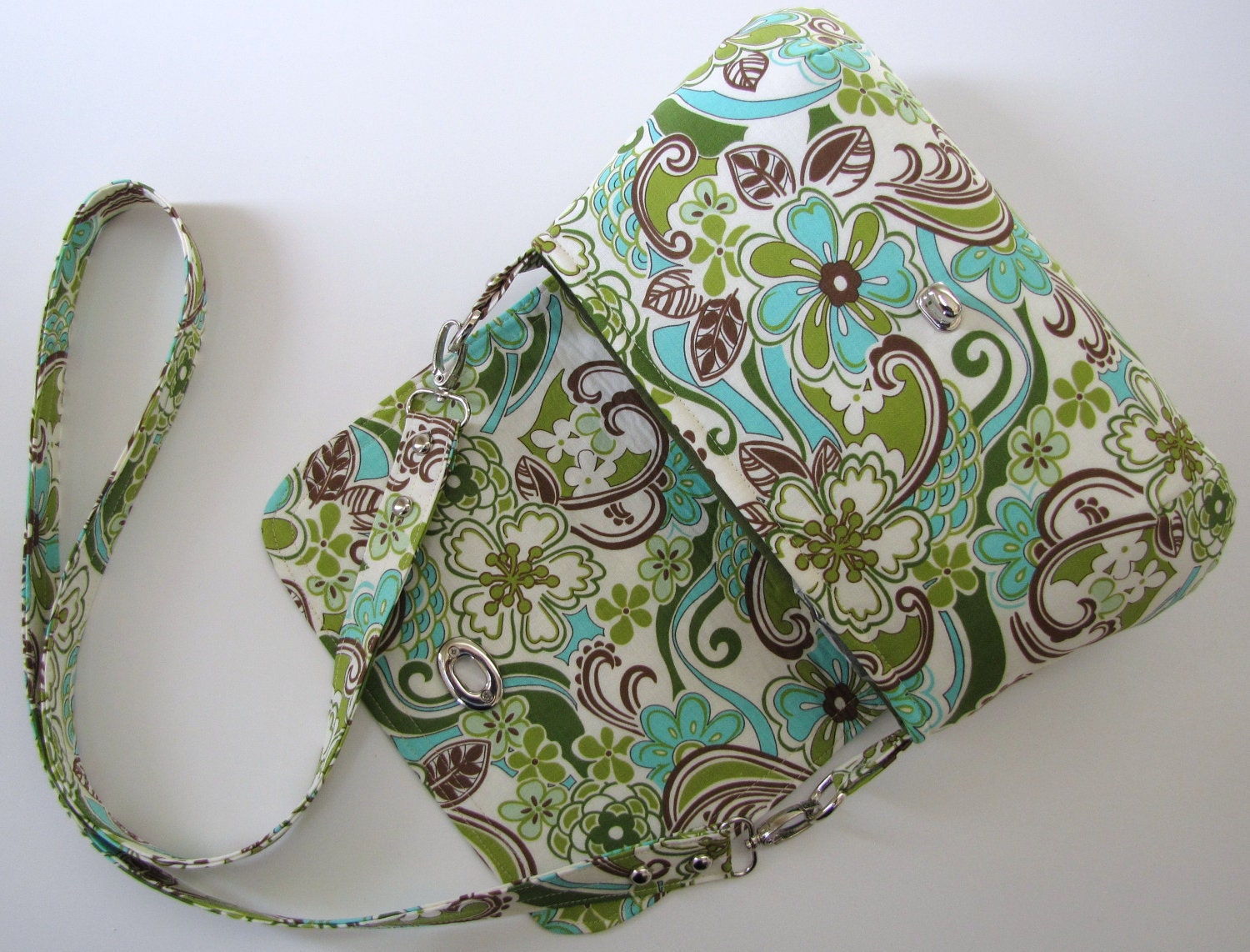 Crossbody Bag in Floral Paisley