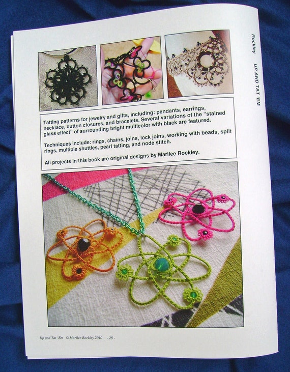 Shuttle Tatting book Up and Tat 'Em by yarnplayer on Etsy