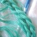 Bright Aqua - size 40 hand dyed tatting and crochet cotton - 6 cord cordonnet