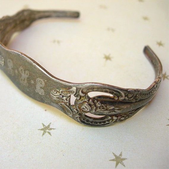 Vintage Sterling Silver Spoon Bracelet