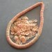 Sequins Vintage Strand PEACH full strand cupped couture lot