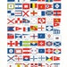 Vintage Ephemera Pack Flag Clip Art Historical Nautical Flags