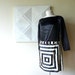 RESERVED Mod Op Art Dress by Corky Craig 1960s