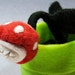 Needle Felted Piranha Plant Super Mario Bros Pincushion