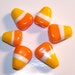 SALE Handmade Lampwork Glass Bead Candy Corn Set by Cara