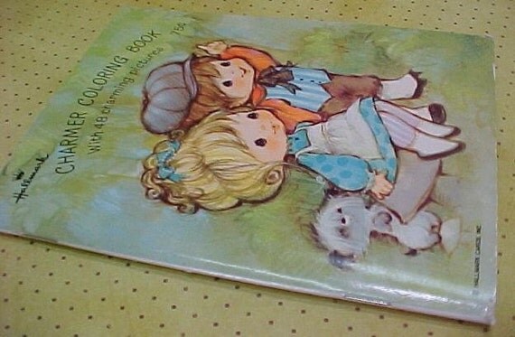 Cute Vintage Hallmark Coloring Book Charmers