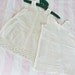 Two Vintage Child Slips, Batiste with Lace and Flannel