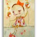 Large Mixed Media Painting by Christina Romeo 24x36 TITLED: Ascend