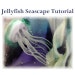 Jellyfish Seascape Lampwork Glass Bead Tutorial - Aquarium Focal Bead Step by Step instructions