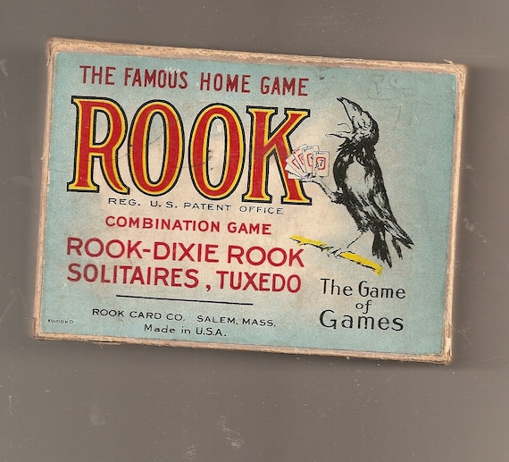 ROOK ANTIQUE CARD GAME THE ORIGINAL VINTAGE IN GREAT BOX