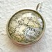 World Traveler Map Necklace or Pendant - Venice, Italy