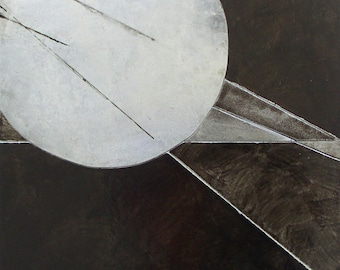 Voyager 2 Etched metal original artwork
