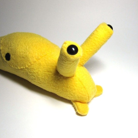 stuffed slug toy