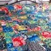 Queen Bed Quilt with Lark by Amy Butler 86" x 94"