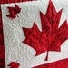 Canadian Flag Patriotic Quilt