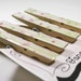 Decorative clothes pin magnets in pastel spring print
