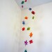 Hanging Nursery Origami Star Mobile -'Orion' Rainbow