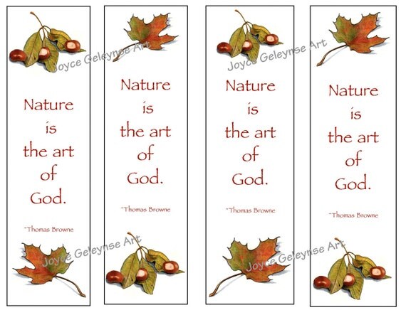 items similar to printable bookmarks nature lover quotes color pencil