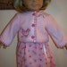 American Girl Doll Clothes - PINK Dress and Jacket - A Little Birdie Told me...