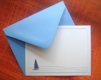 Peaceful Sailing Note Cards - Set of 25