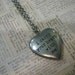 i carry your heart with me Locket Necklace ee cummings