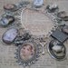 Jane Austen Charm Bracelet of Literary Style Silvery