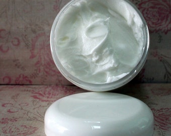 Vanilla Sandalwood Body Butter Whipped Shea Butter Jojoba Sunflower Sweet Almond Oils