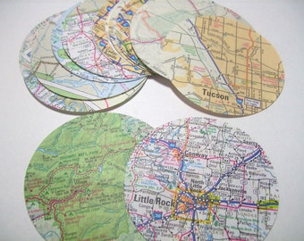 Map circles 2.5 inch