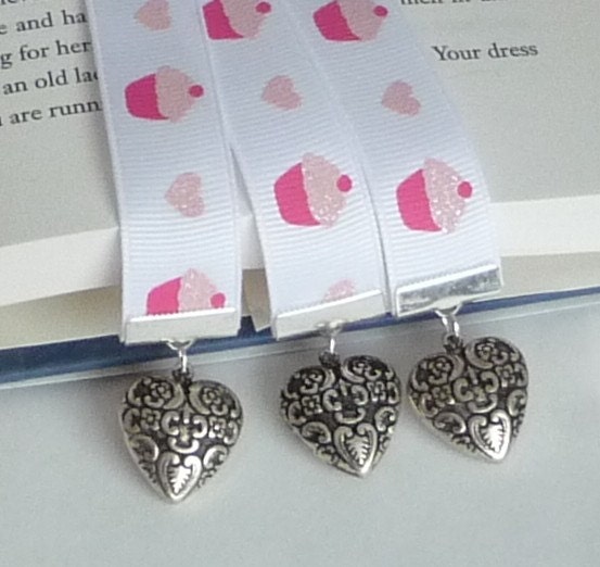 Ribbon Bookmark Trio Set of 3 Book Thongs Full Size Long