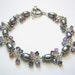 Moonbeam Silver Cluster Bracelet