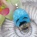 Dolphin - Dichroic Pendant - Dichroic Fused Glass Jewelry - Dichroic Necklace 041611p114