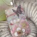 Dichroic Glass Pendant - Butterfly - Fused Dichroic Glass Jewelry - Necklace - Sarahs Garden- 031912p104