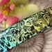Dichroic Barrette - French Barrette - Pastel Rainbow - Fused Glass Jewelry Accessories - Fused Dichroic Glass Barrette 033112b106