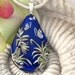 Dichroic Glass Pendant - Butterfly - Fused Dichroic Glass Jewelry - Dichroic Glass Necklace - Floral Garden - 051612p103